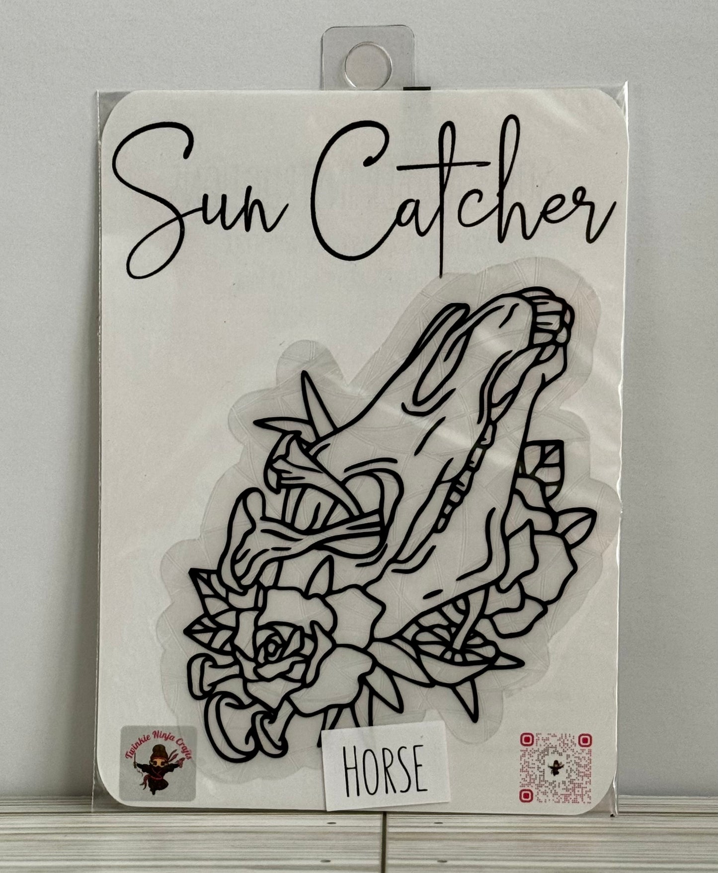 Horse Skull Sun Catcher