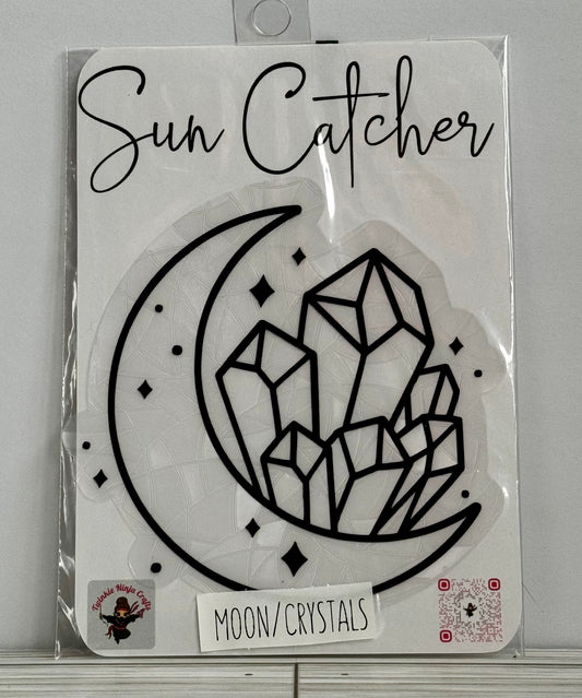 Moon and Crystals Sun Catcher