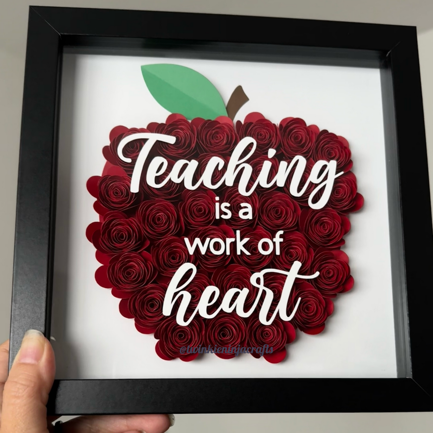 Teaching Is A Work Of Heart Flower Box