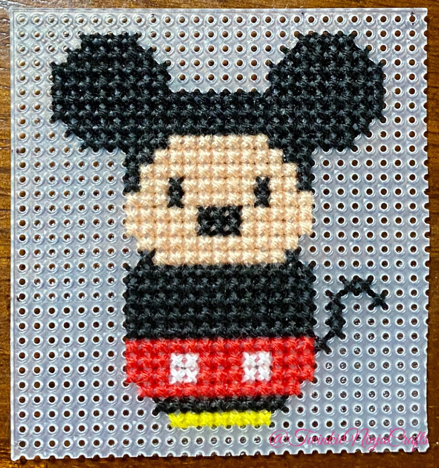 Mouse Finished Cross Stitch Magnet