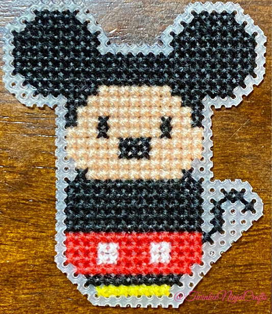 Mouse Finished Cross Stitch Magnet