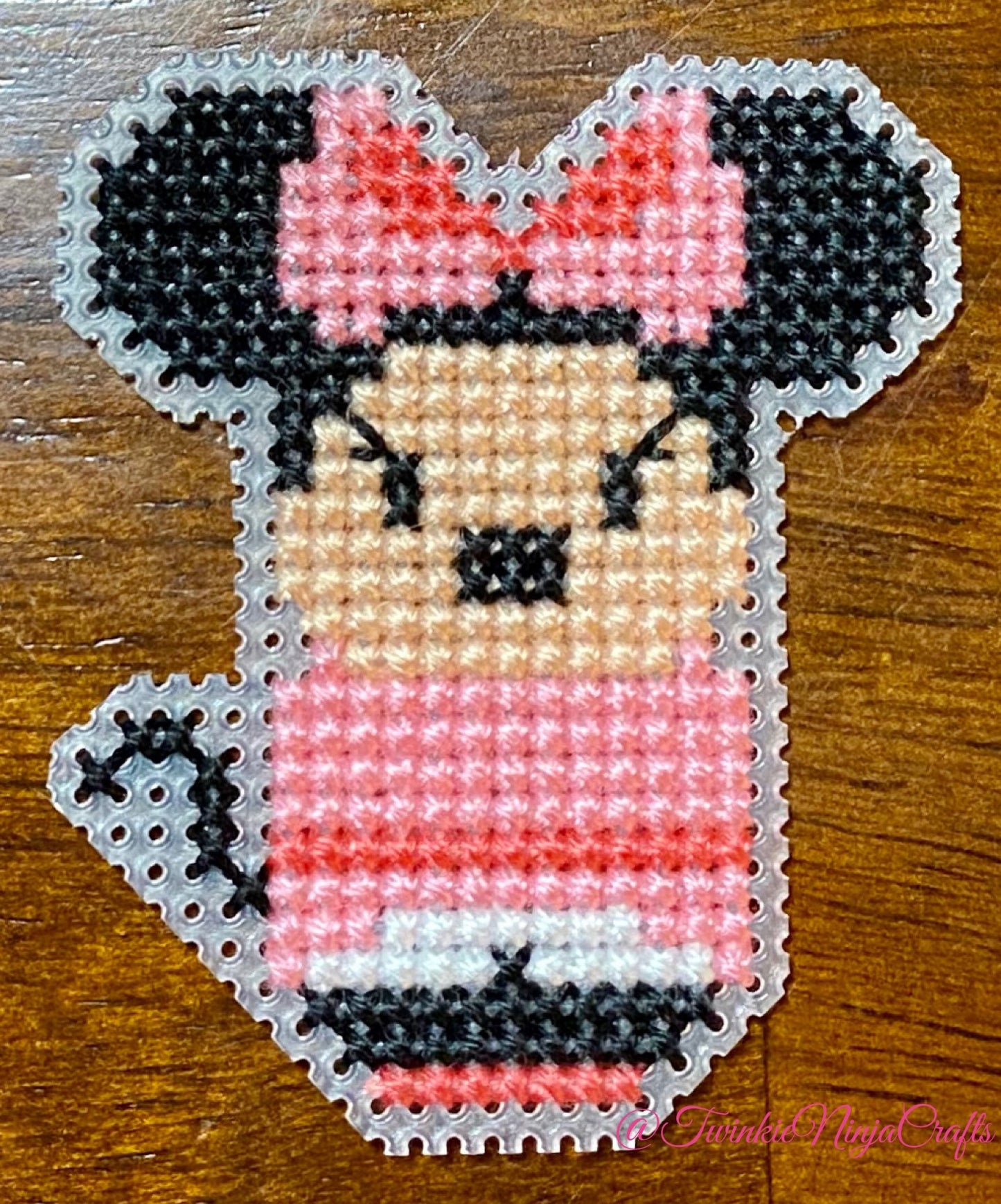 Mouse Finished Cross Stitch Magnet