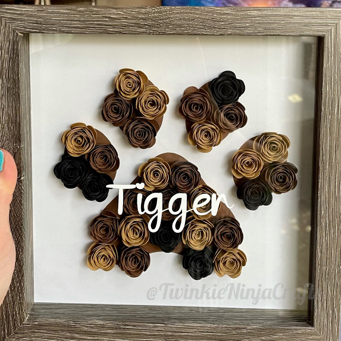 Paw Print Flower Box